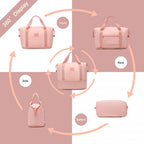 Kono Zwei Stücke Erweiterbar Dauerhaft Wasserdicht Reise-Seesack-Set