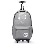 Kono Multifunktionaler Glow-in-the-Dark Trolley-Rucksack