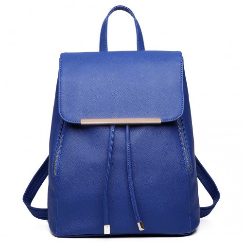 Miss Lulu Kunstleder Stilvolle Mode Rucksack