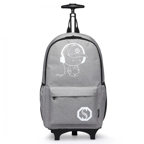 Kono Multifunktionaler Glow-in-the-Dark Trolley-Rucksack