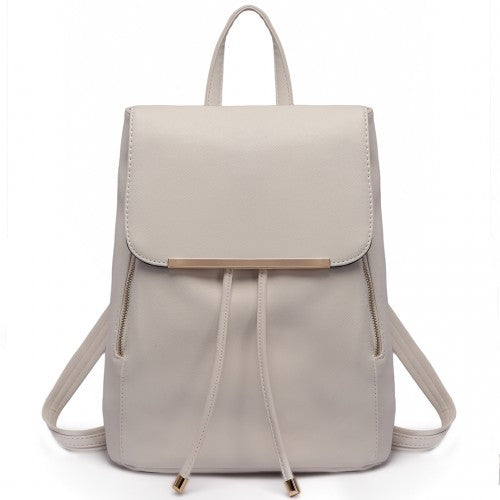 Miss Lulu Kunstleder Stilvolle Mode Rucksack
