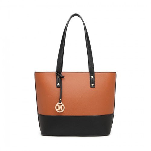 Miss Lulu Elegantes 3 -teiliges Leder -Anschein Tote -Bag -Set - Vielseitig und schick für jede Gelegenheit