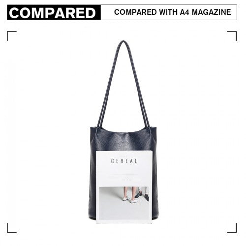 LB1951-MISS LULU GROSSE EIMERTASCHE MARINE