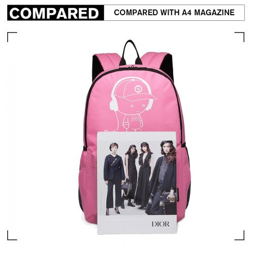 Kono Multifunktionaler Glow-in-the-Dark Trolley-Rucksack