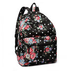 Miss Lulu Großer Rucksack Blumen-Tupfen