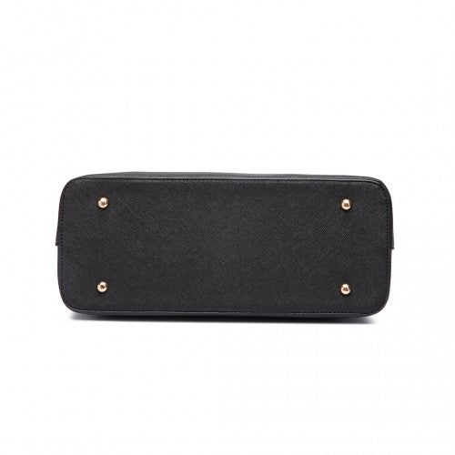 Miss Lulu Dreiteilige Tote-Umhängetasche und Clutch