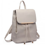Miss Lulu Kunstleder Stilvolle Mode Rucksack