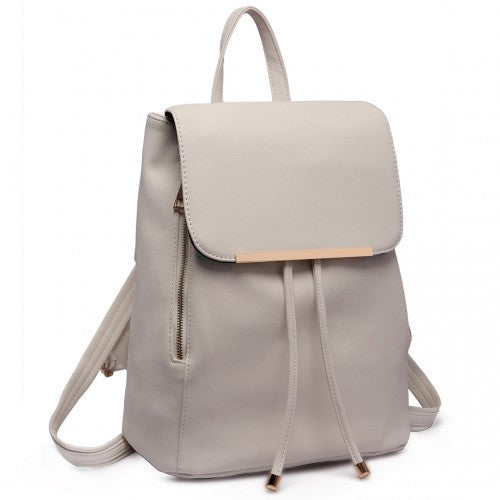 Miss Lulu Kunstleder Stilvolle Mode Rucksack