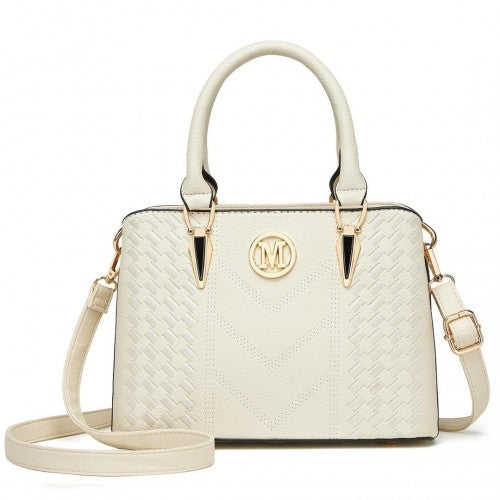 Miss Lulu Dreiteilige Tote-Umhängetasche und Clutch