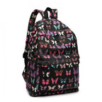 Miss Lulu Rucksack Schmetterling Schwarz