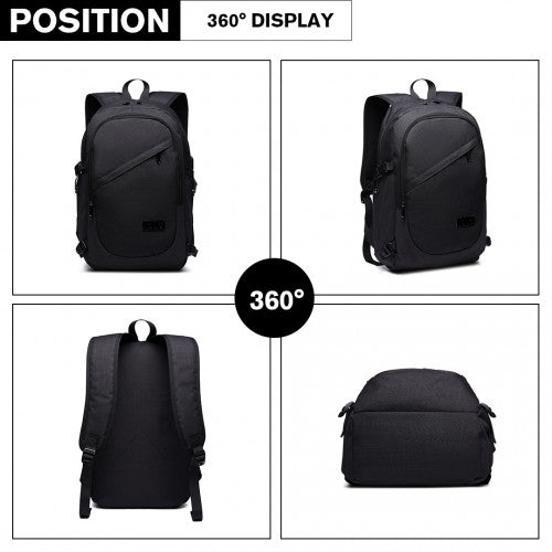 Kono Business Laptop Rucksack mit USB-Ladeanschluss