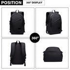 Kono Business Laptop Rucksack mit USB-Ladeanschluss
