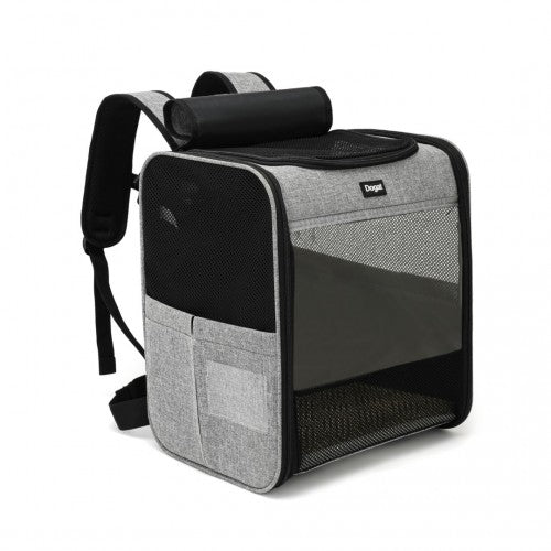 Dogat Zusammenklappbar Und Langlebig Haustier-Rucksacktrage Reisetasche für Katzen und kleine Hunde