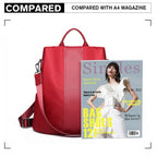 Miss Lulu Two Way Backpack Umhängetasche mit Pom Pom Anhänger