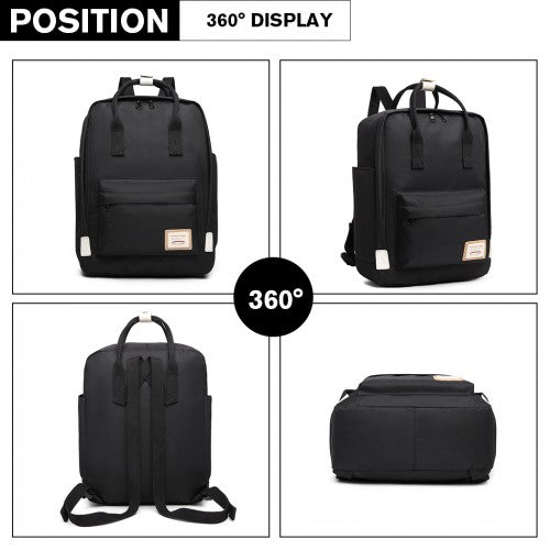 Kono Groß Polyester Laptop Rucksack