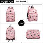 Miss Lulu Großer Rucksack mit Einhorn-Druck