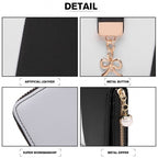 Miss Lulu Damen Leder Aussehen Geldbörse