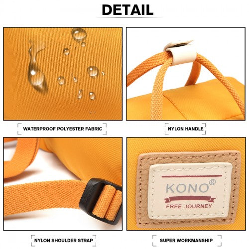 Kono Groß Polyester Laptop Rucksack