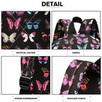 Miss Lulu Rucksack Schmetterling Schwarz