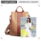 Miss Lulu Two Way Backpack Umhängetasche mit Pom Pom Anhänger