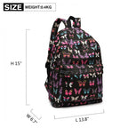 Miss Lulu Rucksack Schmetterling Schwarz