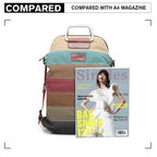 Kono Regenbogen Canvas Streifen Rucksack