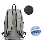 Kono Business Laptop Rucksack mit USB-Ladeanschluss
