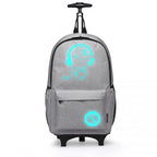 Kono Multifunktionaler Glow-in-the-Dark Trolley-Rucksack