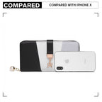 Miss Lulu Damen Leder Aussehen Geldbörse