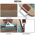 Kono Regenbogen Canvas Streifen Rucksack