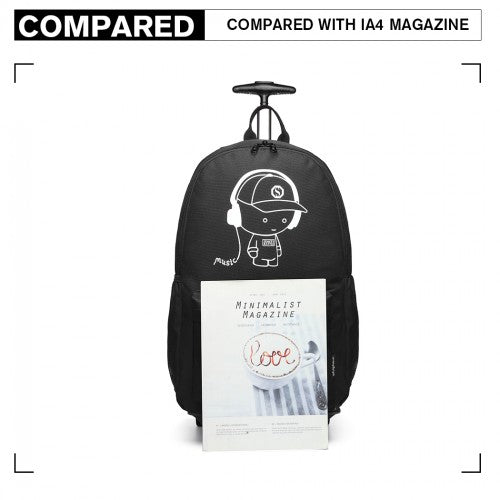Kono Multifunktionaler Glow-in-the-Dark Trolley-Rucksack