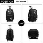 Kono Multifunktionaler Glow-in-the-Dark Trolley-Rucksack