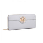 Miss Lulu Damen Leder Look Geldbörse