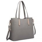 Miss Lulu Dreiteilige Tote-Umhängetasche und Clutch