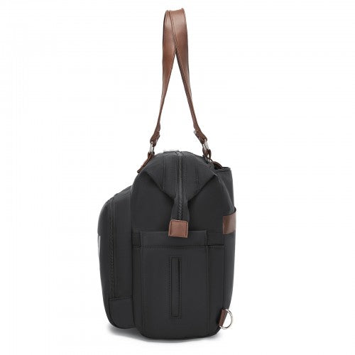 Kono Große Wickeltasche mit Schuhefach, isolierte Taschen & wasserdichter Reißverschlusstasche