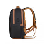 Kono Wasserfester Laptop-Rucksack mit USB-Ladefunktion Geschäftsreisetasche für Pendler inklusive passender Tasche 2-teiliges Set