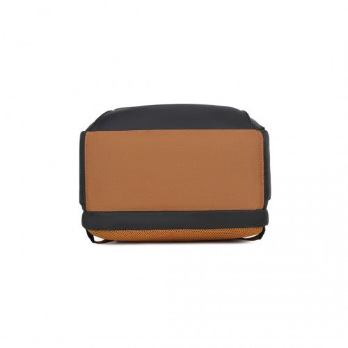 Kono Wasserfester Laptop-Rucksack mit USB-Ladefunktion Geschäftsreisetasche für Pendler inklusive passender Tasche 2-teiliges Set