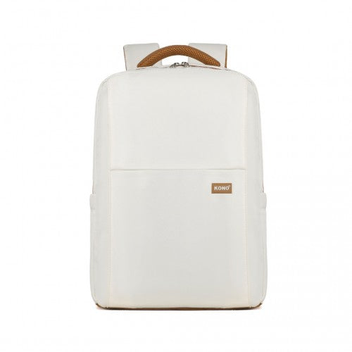 Kono Wasserfester Laptop-Rucksack mit USB-Ladefunktion Geschäftsreisetasche für Pendler inklusive passender Tasche 2-teiliges Set