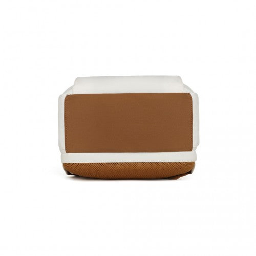 Kono Wasserfester Laptop-Rucksack mit USB-Ladefunktion Geschäftsreisetasche für Pendler inklusive passender Tasche 2-teiliges Set