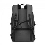 Kono Moderner urbaner Laptop-Rucksack – Schul- & Pendelrucksack mit USB- & Type-C-Anschluss
