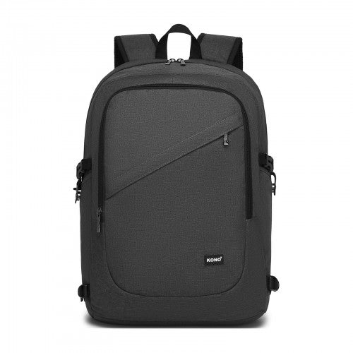 Kono Moderner urbaner Laptop-Rucksack – Schul- & Pendelrucksack mit USB- & Type-C-Anschluss