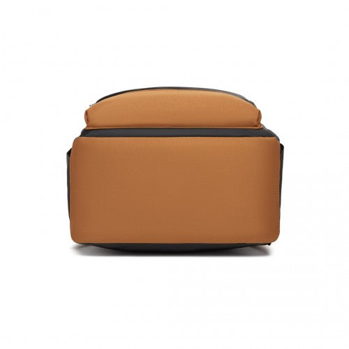 Kono Klassischer Freizeitrucksack mit Laptopfach und gepolsterten Trägerriemen für tägliche Pendelwege