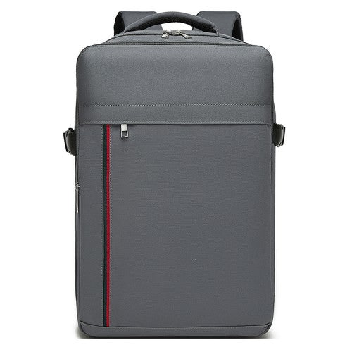 Kono 20L Kabinenrucksack mit roter Verzierung für 15,6" Laptop – wasserabweisender Reisetagesack mit Gepäckgurte