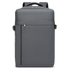 Kono 20L Kabinenrucksack mit roter Verzierung für 15,6" Laptop – wasserabweisender Reisetagesack mit Gepäckgurte