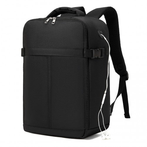 Kono Urban Smart 15L Handgepäck-Rucksack mit Gepäckriemen – Ideal für Reisen, Arbeit & tägliche Pendelwege