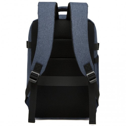 Kono Urban Smart 15L Handgepäck-Rucksack mit Gepäckriemen – Ideal für Reisen, Arbeit & tägliche Pendelwege