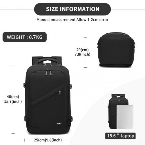 Vielseitiger Business-Rucksack - Passend für 15,6" Laptops, ideal für Arbeit, Reisen und den täglichen Pendelverkehr