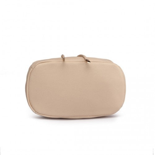 Miss Lulu Stylischer Rucksack aus Kunstleder - Sicherer Tagesrucksack mit Magnetverschluss, Modische PU-Leder Reisetasche