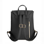 Miss Lulu Stylischer Rucksack aus Kunstleder - Sicherer Tagesrucksack mit Magnetverschluss, Modische PU-Leder Reisetasche