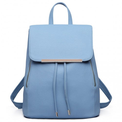 Miss Lulu Stylischer Rucksack aus Kunstleder - Sicherer Tagesrucksack mit Magnetverschluss, Modische PU-Leder Reisetasche
